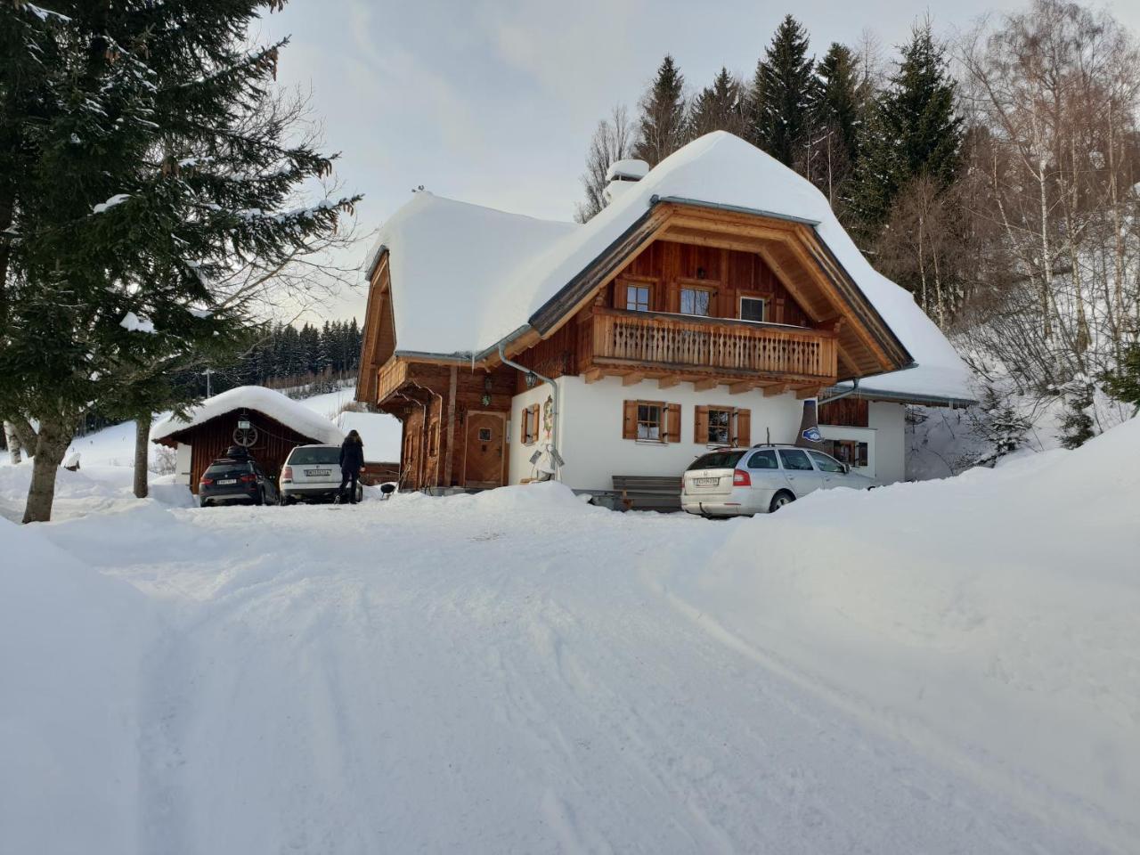 Waldheimathuette Villa Sankt Kathrein am Hauenstein Exterior photo
